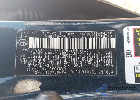 2017 Toyota Corolla Le from USA, damaged, VIN 2T1BURHE9HC892302